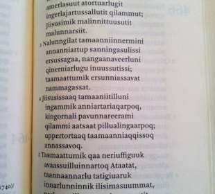 Sprache der Inuit (Gebetsbuch)