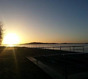 Sonnenaufgang über dem Bodden