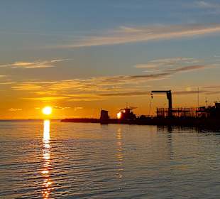 Sonnenuntergang Ria Formosa Bootstour
