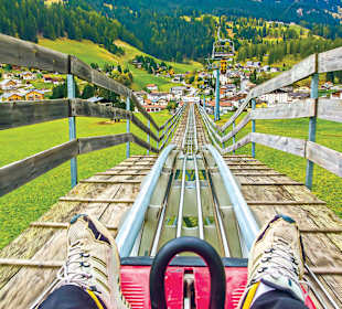 Lenzerheide Rodelbahn Pradaschier Nervenkitzel