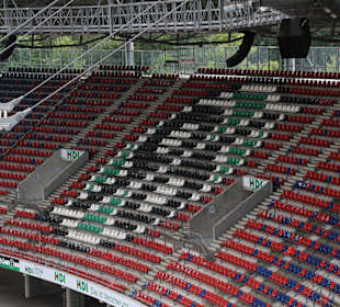 Blick vom Oberrang der Osttribühne
