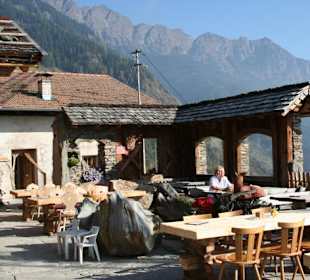 Sonnenterrasse des Dursterhofes