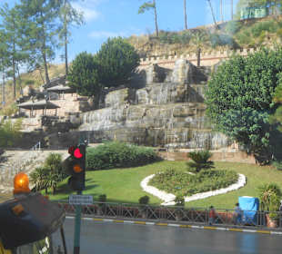 Künstlicher Wasserfall in Manavgat