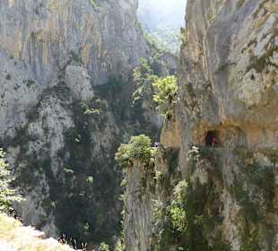 Глубокие ущелья и горная река