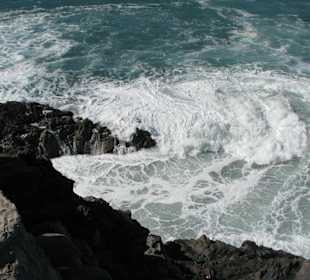 Brandung am Puerto de la Peña 