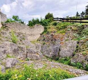 Burg Wolfstein Zugangsweg