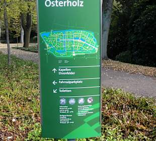 Wegweiser auf dem Friedhof Osterholz