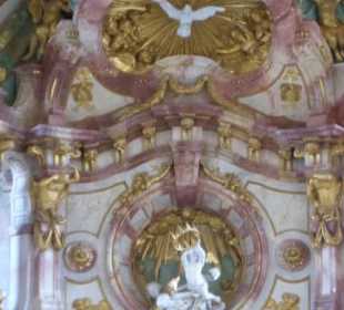 Die sehenswerte Kirche von Ebrach