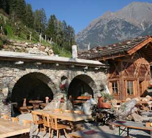 Sonnenterrasse des Dursterhofes