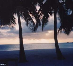 Einer von wunderschönen Sunsets