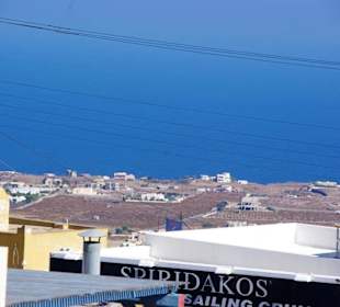 Santorin selbst im Bild Landschaft, Stadt