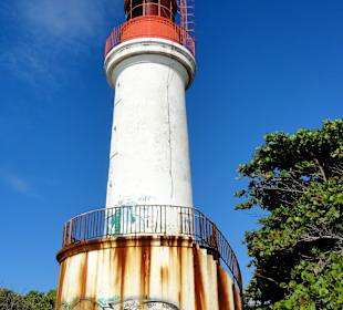 Der Leuchtturm der Îlet de Gosier