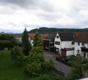 Blick aus dem Fenster Hotel Carle