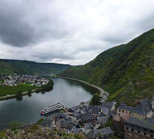 Blick von der Burgruine Beilstein 