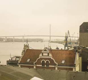 Blick vom Dach des Ozeaneums