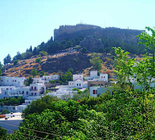 Blick auf Lindos