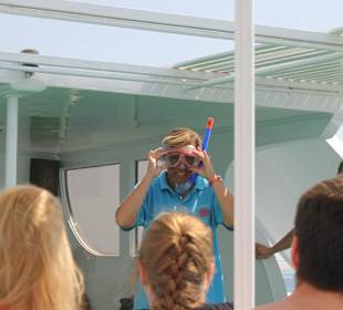 Bei jedem Tripp gibt es eine Einweisung