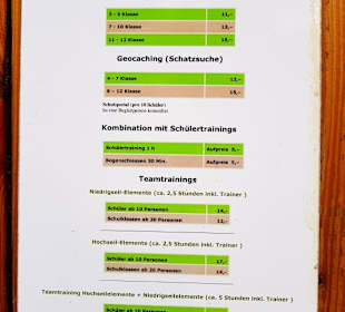 Preislisten Verschieden