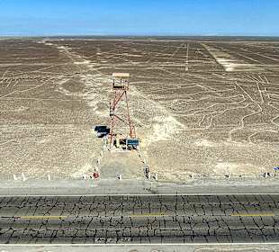 Aussicht Torre Mirador de las Lineas de Nasca