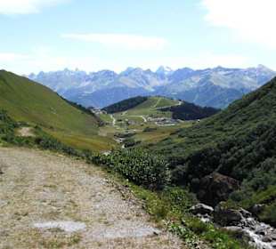 Sehr schöne Aussichten beim Wandern