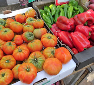 Eindrücke vom Wochenmarkt in Collioure