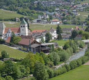 Kloster Neustift vom Aussichtspunkt aus