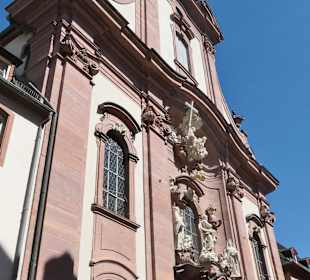 Bei der sehenswerten Augustinerkirche in Mainz