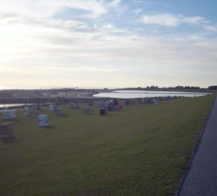 Der Büsumer Strand im Abendlicht!