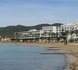 Strand beim Ort san Antoni!