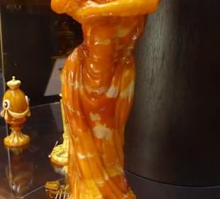 Im Bernsteinmuseum: tolle Bernsteinarbeiten