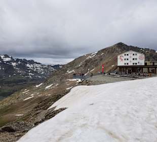 Blick auf Bergstation