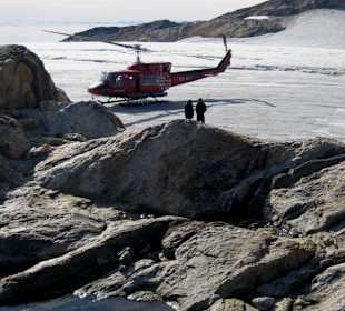 Helicopterflug zu den Gletschern