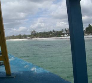 Ausflug Glasbodenboot Diani Beach