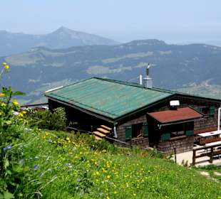 Gipfelhaus Unterberg in 1700 m Höhe