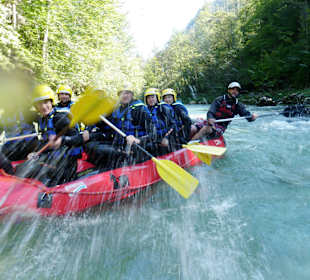 Rafting auf der Salza