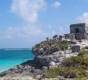 Teil der Maya Stadt Tulum