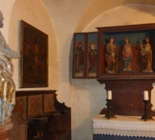 In der Burgkapelle von Burg Meersburg