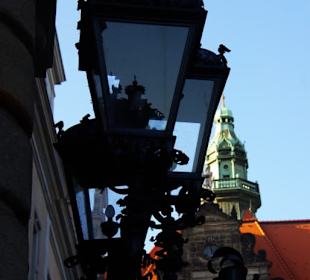 Die tollen Laternen am Eingang