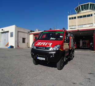 Die Feuerwehr ist gleich neben dem Center