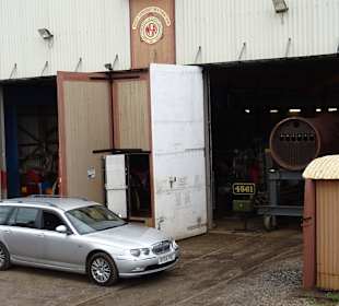 Hier werden Dampfloks gewartet