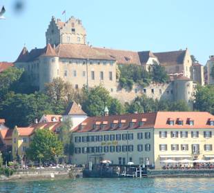 Meersburg mit Schloss und Möve