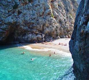 Die wunderschöne Bucht von Sa Calobra