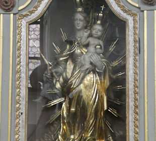 Schnackenwerth: die Kirche St. Andreas 