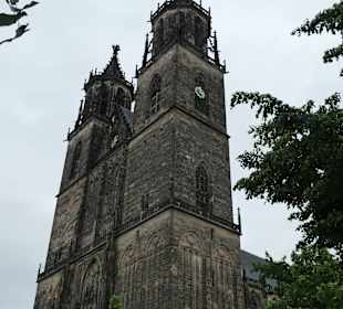 Unterwegs in der Altstadt von Magdeburg