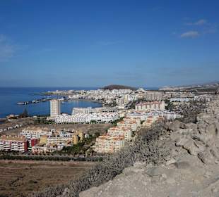 Blick hinunter auf Los Christianos