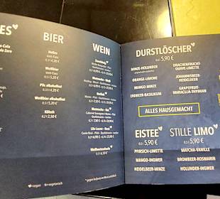 Speisekarte