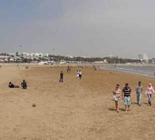 Am Strand von Agadir
