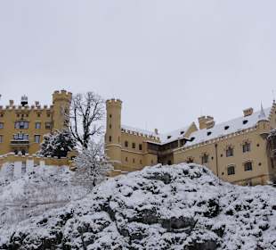Schloß Hohenschwangau im Winter