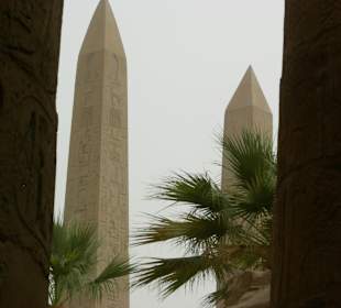 Obelisken im Karnak Tempel