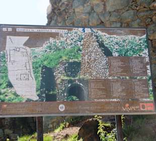 Akhtala - Hinweistafel